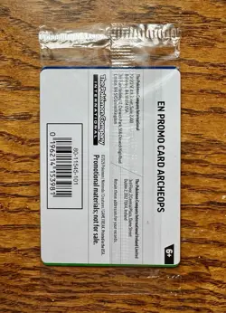 (SEALED) Pokemon Archeops Promo Card - Pokemon Fossil - Field Museum Chicago - Image 2