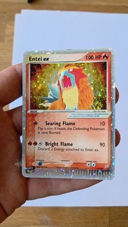 Entei EX Swirl - EX Team Magma vs Aqua - 91/95 Pokemon Card Holo - Image 2