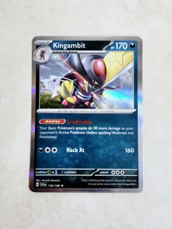 Kingambit - 134/198 Scarlet & Violet (Holo Rare) Pokemon Card. - Image 1