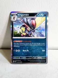 Kingambit - 134/198 Scarlet & Violet (Holo Rare) Pokemon Card. - Image 2