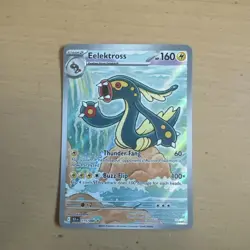 Pokemon TCG Eelektross 115/086 Black Bolt Illustration Rare Full Art Holo - Image 1
