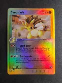 Sandslash 21/100 LP Sandstorm Rare Pokemon Reverse Holo - Image 1