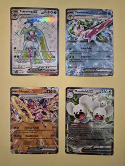 Pokemon Tsareena ex 220 Paradox Rift Maushold 155, Hoopa 098, Tsareena 046 - Image 1
