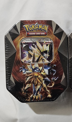 *New Factory Sealed* 2018 Pokemon TCG Necrozma Ultra Prism Dusk Mane GX Tin Set - Image 1