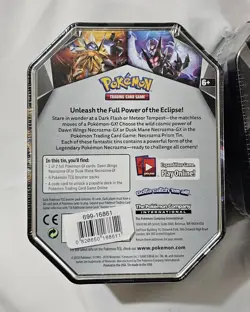 *New Factory Sealed* 2018 Pokemon TCG Necrozma Ultra Prism Dusk Mane GX Tin Set - Image 4