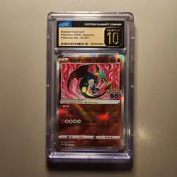 2022 Pokemon Radiant Charizard Pokemon GO 011/071 s10b Japanese CGC Pristine 10 - Image 1