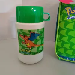 Vintage 1999 Charizard Pokemon Thermos Lunchbox with Thermos RARE / NEW - Image 3