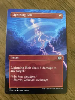 Lightning Bolt - Foil - Borderless NM, English MTG Double Masters 2022 - Image 1
