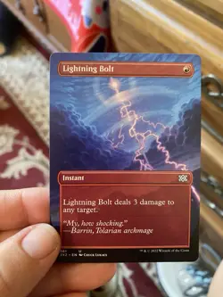 Lightning Bolt - Foil - Borderless NM, English MTG Double Masters 2022 - Image 3