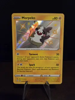 Pokemon TCG Morpeko SV044/SV122 Shiny Vault Holo Shining Fates 🌟Pack Fresh🌟 - Image 1