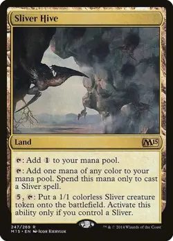 MTG NM English Sliver Hive - Magic 2015 Core Set - Image 1