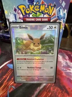 Eevee (Master Ball Pattern) PRE 074/131 Pokemon SV: Prismatic Evolutions Comm... - Image 1