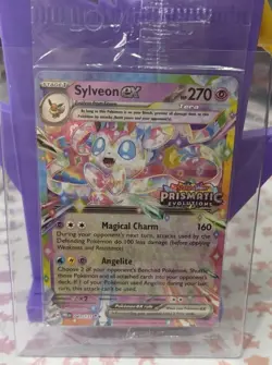 Pokemon TCG Sylveon EX 041/131 Prismatic Evolutions Sealed Stamped Promo NM - Image 1