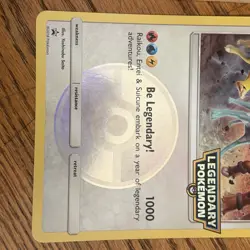 2018 Pokemon Raikou Entei & Suicune Legendary Oversized JUMBO Black Star Promo - Image 3