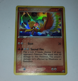 Pokemon TCG Ho-Oh 27/115 EX Unseen Forces Cosmos Holo Rare Basic 80 HP EN - Image 1