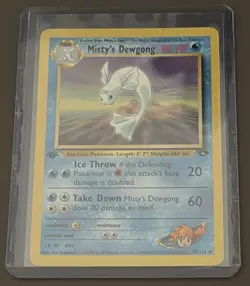 Misty’s Dewgong 1st Edition 54/132 - Gym Challenge Pokemon - Image 3