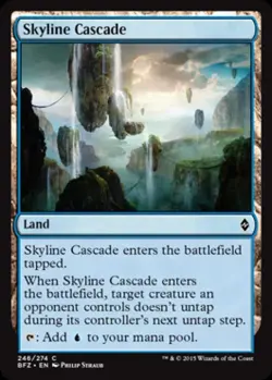 Skyline Cascade - Light Play MTG Battle for Zendikar - Image 1