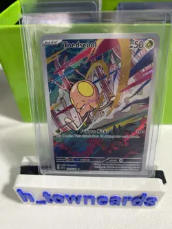 Pokemon Toedscool 201/198 Base Set Scarlet & Violet Illustration Rare - Image 1