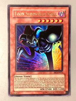 yugioh Toon Summoned Skull SRL-073 Unlimited Edition Ultra Rare near mint - Image 2