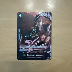 OP13-089 St. Topman Warcury Alt Art Rare One Piece TCG English - Image 1