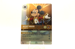 Mickey Mouse Friendly Face 18/P1 Disney Lorcana D100 Foil Promo Floodborn - Image 1