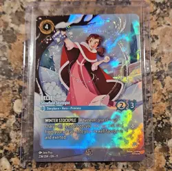 Disney Lorcana Belle - Snowfield Strategist 236/204 Enchanted Foil English - Image 1