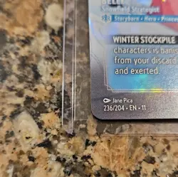 Disney Lorcana Belle - Snowfield Strategist 236/204 Enchanted Foil English - Image 2