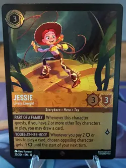 Disney Lorcana TCG - Jessie - Lively Cowgirl 20/204 - Super Rare Foil - 12 - Image 1
