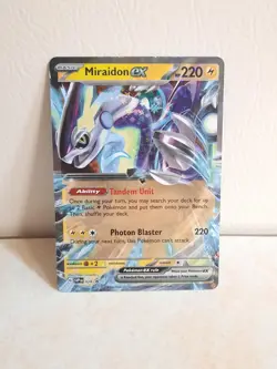 Miraidon ex SVP 028 Scarlet & Violet - Black Star Promo (Holo Rare) Pokemon Card - Image 1
