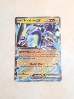 Miraidon ex SVP 028 Scarlet & Violet - Black Star Promo (Holo Rare) Pokemon Card - Image 2