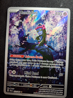 Pokemon Munkidori 072/064 Sv: Shrouded Fable Illustration Rare Holo Basic Card - Image 1