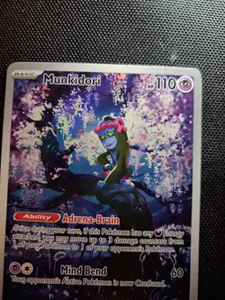 Pokemon Munkidori 072/064 Sv: Shrouded Fable Illustration Rare Holo Basic Card - Image 3