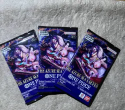 One Piece Card Game OP14-EB04 The Azure Sea's Seven 3 Booster Packs - Image 1