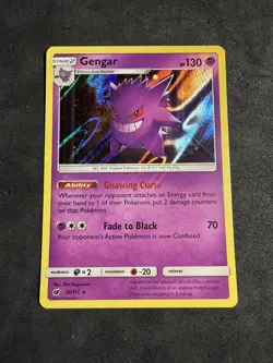 Pokemon Card TCG Gengar 38/111 Crimson Invasion Holo Near Mint - Image 1