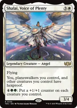 MTG Shalai, Voice of Plenty [Tarkir: Dragonstorm Commander] Near Mint Magic - Image 1