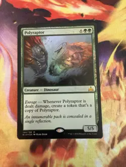 Polyraptor Foil Mythic Rivals of Ixalan 144 NM MTG TCG - Image 1