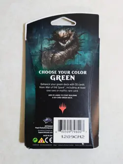 Magic the Gathering: War Of The Spark - Green Theme Booster - Image 2