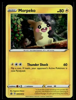 Morpeko SWSH012 SWSH Black Star Promo Pokemon - Image 1