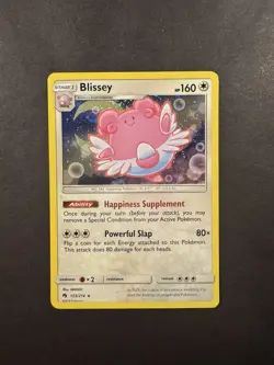 Blissey 153/214 Cosmos Holo Rare Lost Thunder Pokemon Near Mint - Image 1