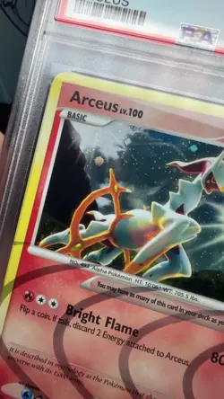 Pokemon TCG Arceus AR3 Holo Platinum 2009 PSA 7 🌀DOUBLE SWIRL🌀 - Image 2