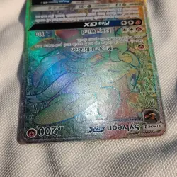 The Pokemon Company Sylveon GX 158/145 Secret Rare Full Art Holo ENG 2017 HP200 - Image 3