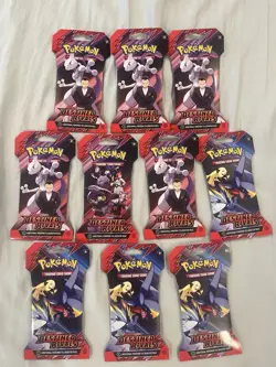 Pokemon Scarlet & Violet Destined Rivals 10 Booster Packs 2025 Release - Image 1
