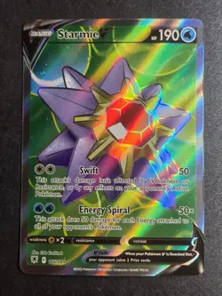 Starmie V 166/189 NM Astral Radiance Ultra Rare Pokemon - Image 1