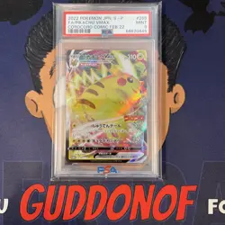 PSA 9 MINT 2022 Japanese Pokemon Corocoro PIKACHU VMAX 265 Promo Full Art - Image 1