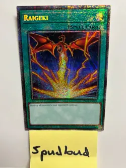 Raigeki (Alt Art) Starlight Rare MP25-EN015 NM 1st Ed Yu-Gi-Oh! - Image 1