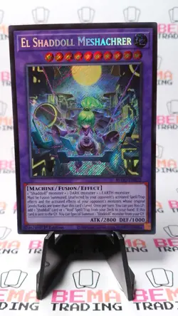 Yugioh El Shaddoll Meshachrer BLGG-EN022 Secret Rare 1st Edition NM - Image 1