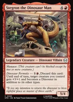 PRESALE Stegron the Dinosaur Man SPM NM MTG - Image 1