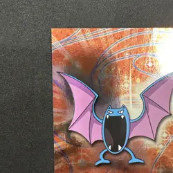 Topps Pokemon Card Series 1 Chrome Foil Blue Logo 1st Edition #42 Golbat LP/NM - Image 4