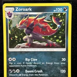 Zoroark SM89 - Holo PROMO Cosmos Holo Sun Moon Pokemon TCG - Image 3