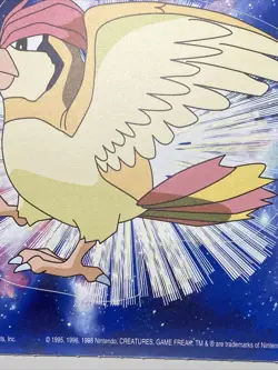 Vintage Pokemon 1999 Pidgeotto Nintendo Sticker New! Gotta catch 'em all! - Image 3